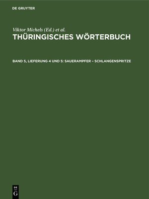 cover image of Sauerampfer – Schlangenspritze